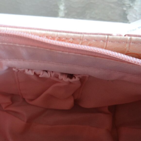 Candice ( LA)  light pink shoulder bag new with tags snake skin design stands up - Picture 11 of 13